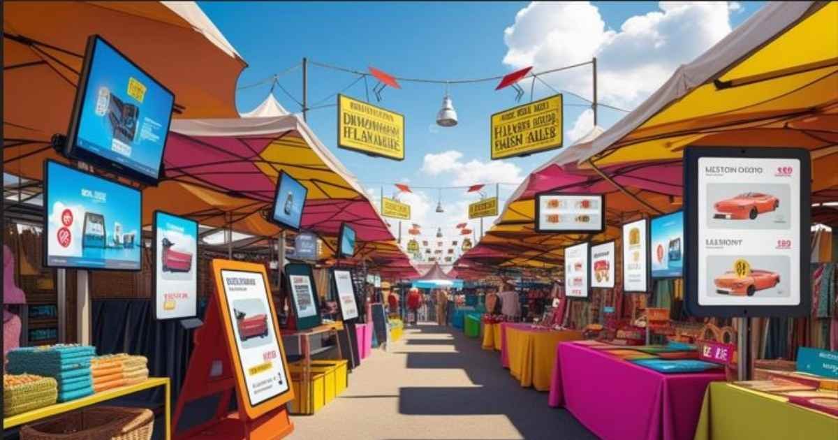 Digital Signage Solutions for Flea Markets That Drive Sales